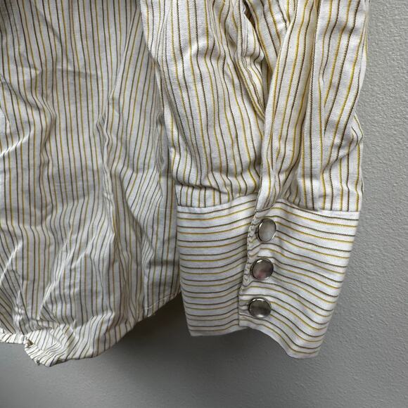 Dodson Men's Pearl Snap Shirt Vintage 60's Long Tail Western Rodeo USA 16 /16.5 - Picture 5 of 11